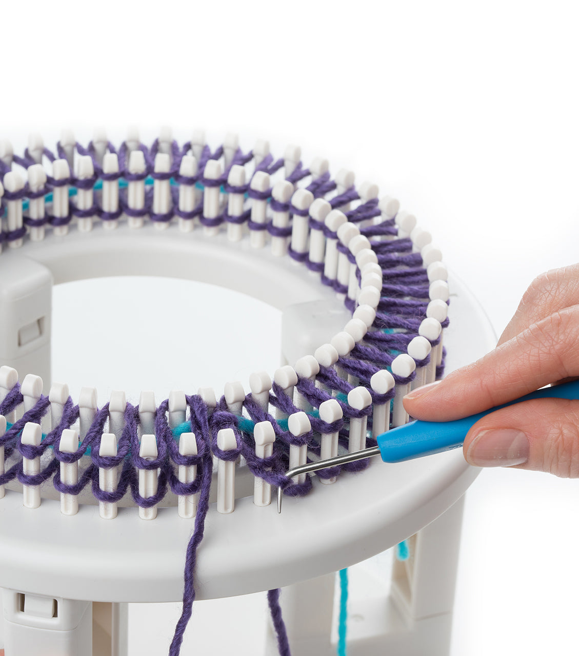 Alt Label Loom Machine KB Looms - Rotating Double Knit Loom – Hello Crafts