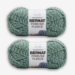 2 Ball Pack Bernat Forever Fleece Super Chunky Yarn 280g