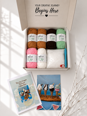 Hello Artisan Box - The Ice Cream Parlour Collection | DIY Crochet Amigurumi Kit