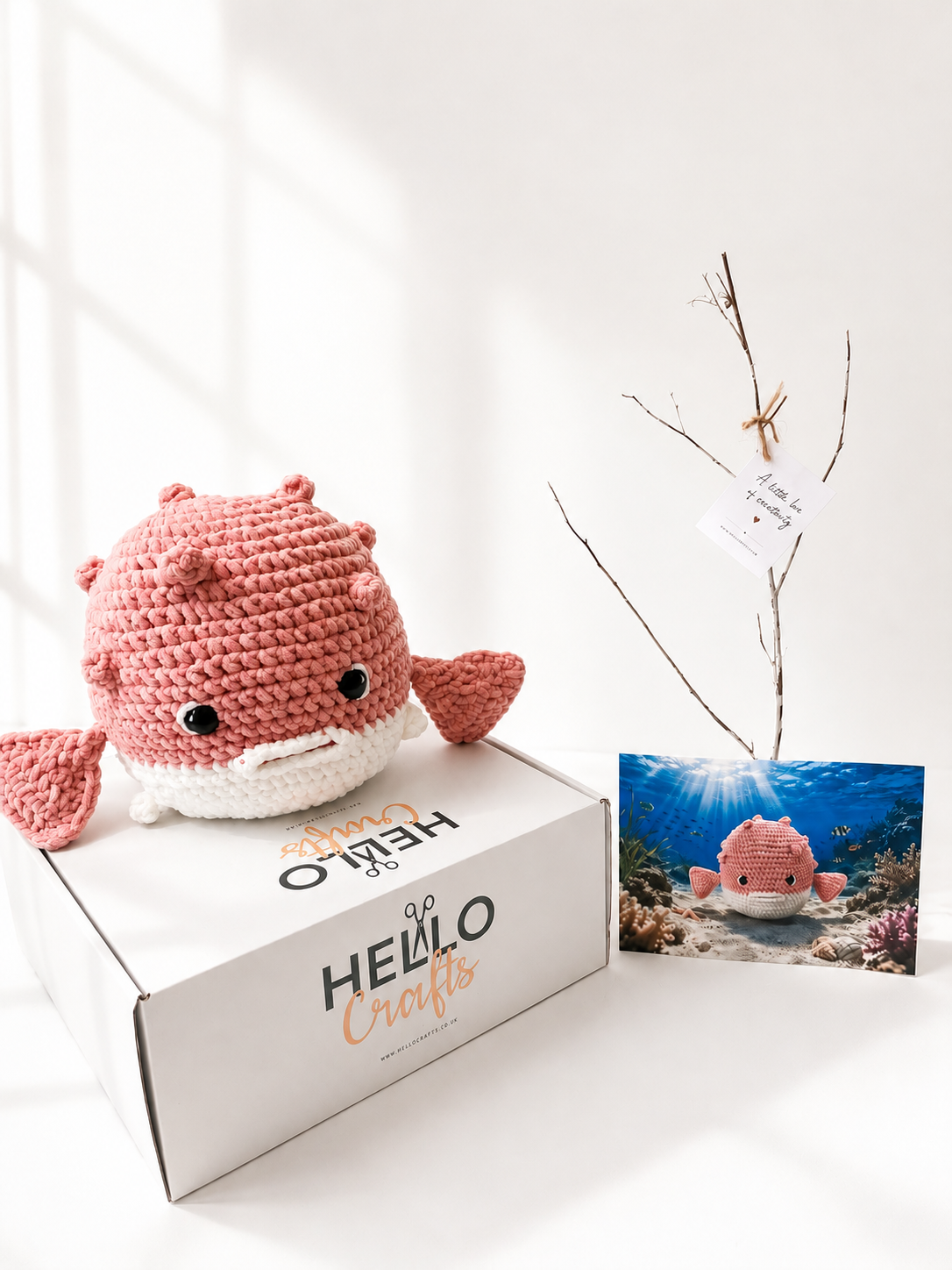 Hello Artisan Box - Sea Snuggles - Percy Pufferfish