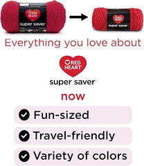 Red Heart Super Saver Super Yarn Craft Kit for Crochet & Knitting & Amigurumi Projects