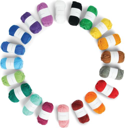 Caron® Little Crafties™ 20 Assorted Acrylic Yarn