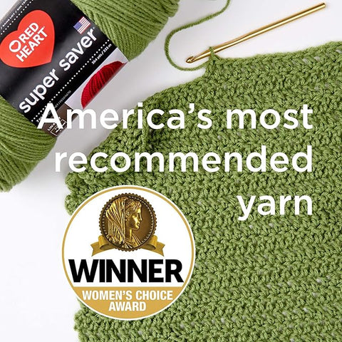 Red Heart Super Saver Super Yarn Knit Kit with Accessories for Knitting & Amigurumi Projects