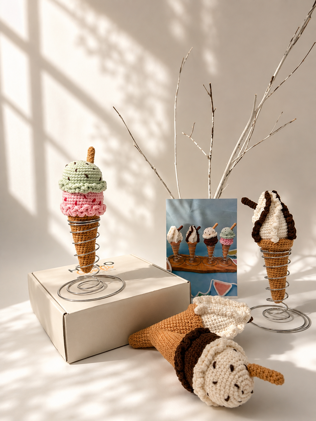Hello Artisan Box - The Ice Cream Parlour Collection | DIY Crochet Amigurumi Kit