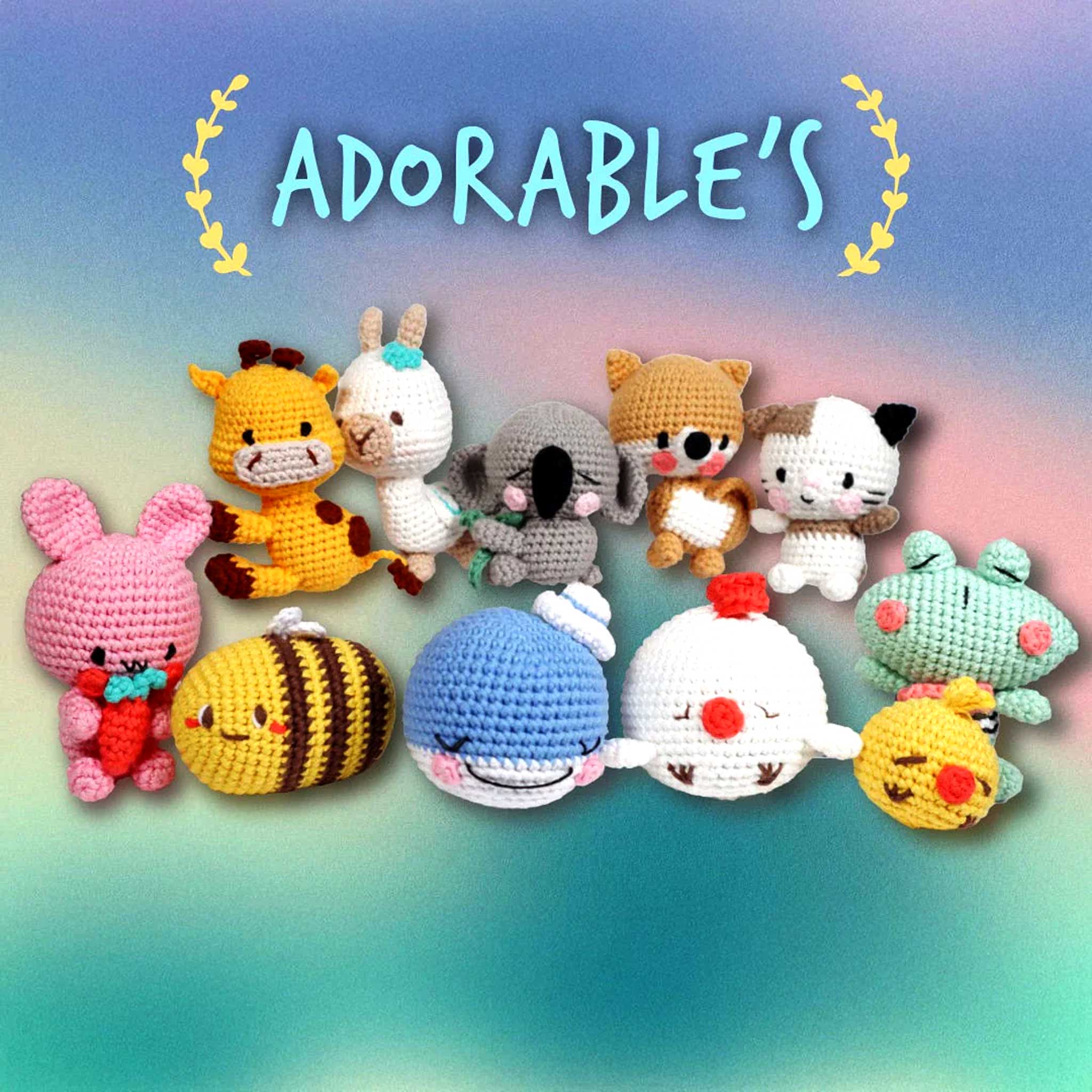 BUNDLE SET - 10X Adorable's Crochet Kits