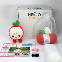 Hello Artisan Box - Alice Apple - Crochet kit gift box