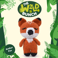 Knitty Critters - Wild Bunch - Amber Fox | DIY Amigurumi Crochet Kit