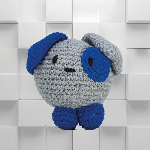 Knitty Critters - Cubies - Arthur Dog | DIY Amigurumi Crochet Kit