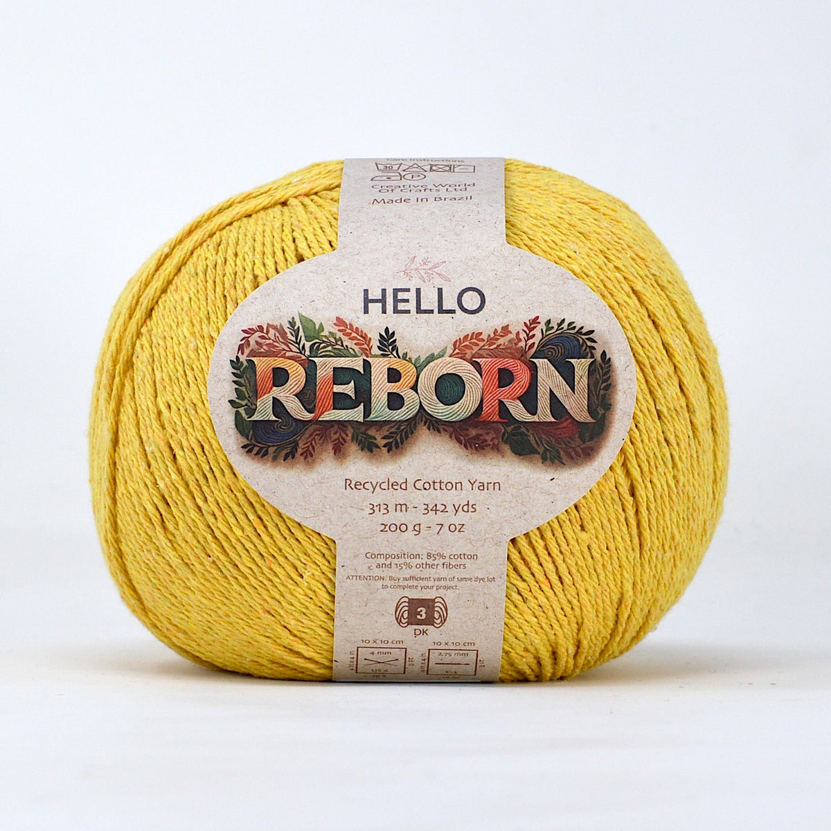 Hello Reborn: High-Quality Sustainable Fabric | 85% Recycled Cotton