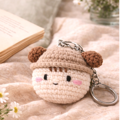 Knitty Critters Amigurumi Keyrings - Barkley Dog