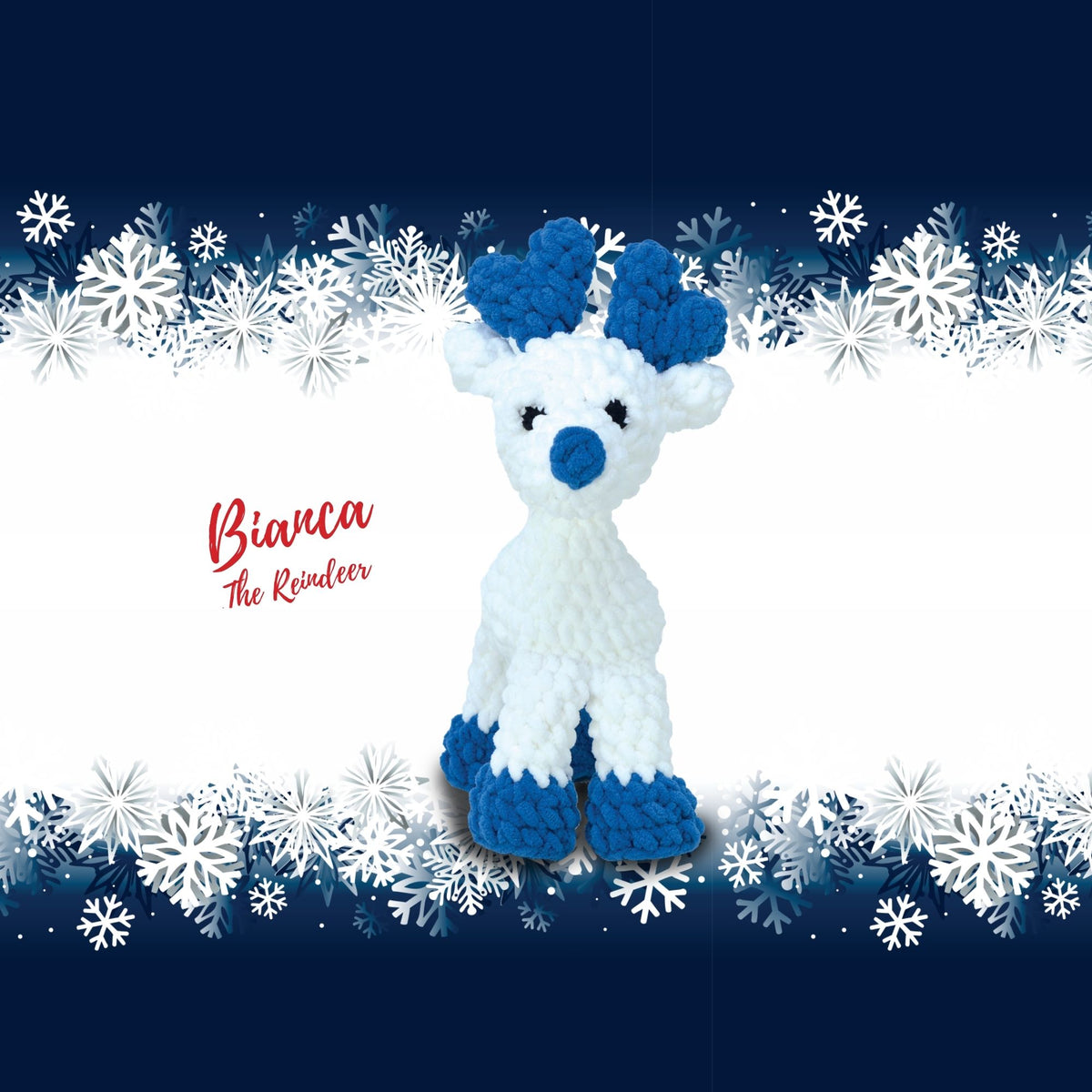 Knitty Critters - Bianca Reindeer | PDF Crochet Pattern Download