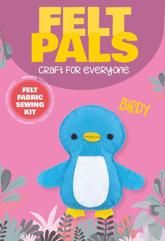 Felt Sewing Kit - Create Your Own Birdy Felt Pal | Perfect Craft for Kids & Beginners