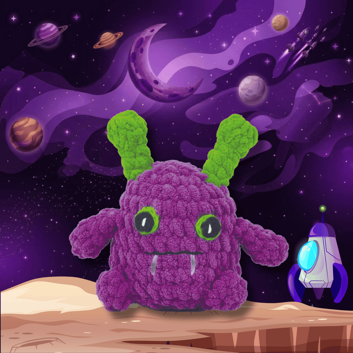 Knitty Critters - Cosmic Crew - Blorp
