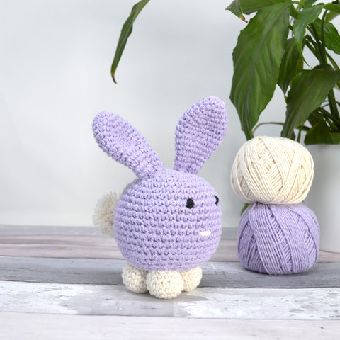 Knitty Critters - Cubies - Bunnifer Rabbit | DIY Amigurumi Crochet Kit