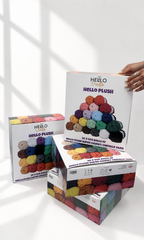 MEGA OFFER - 4 Boxes of Hello Plush Yarn - 80 Balls in Total!!