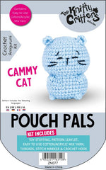 Knitty Critters - Pouch Pals V - Cammy Cat | DIY Amigurumi Crochet Kit