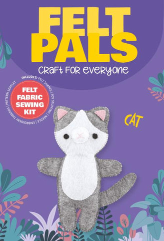 Felt Sewing Kit - Create Your Own Cat Felt Pal | Creative Craft for Kids & Beginners