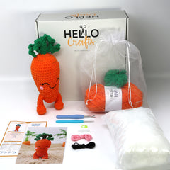 Hello Artisan Box - Cathy Carrot - Crochet kit gift box
