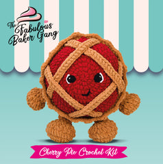 Knitty Critters - Fabulous Baker Gang - Cherry Pie | DIY Amigurumi Crochet Kit