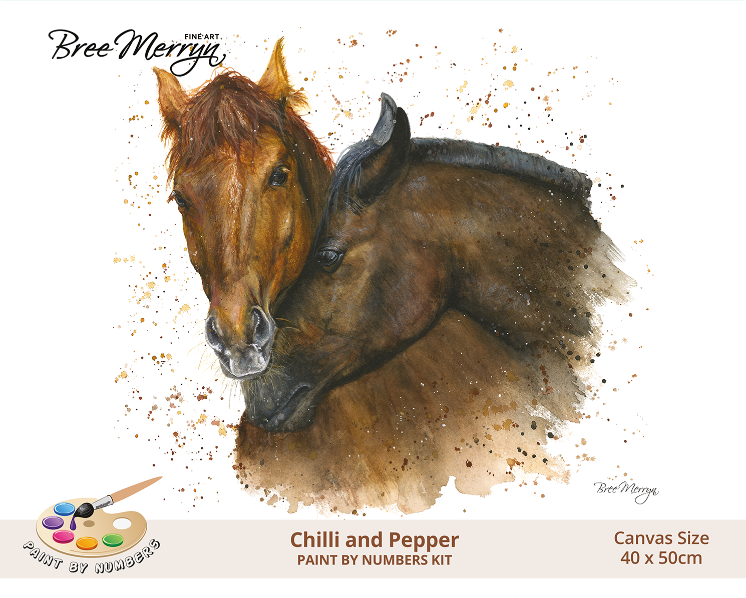 Bree Merryn Paint By Numbers 40cm x 50cm - Chilli & Pepper