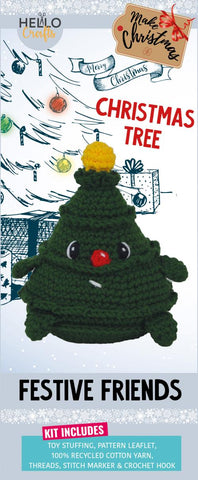 Knitty Critters - Festive Friends - Christmas Tree | DIY Amigurumi Crochet Kit