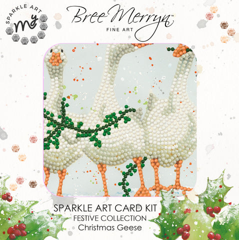 Christmas Sparkle Art Bree Merryn - Christmas Geese