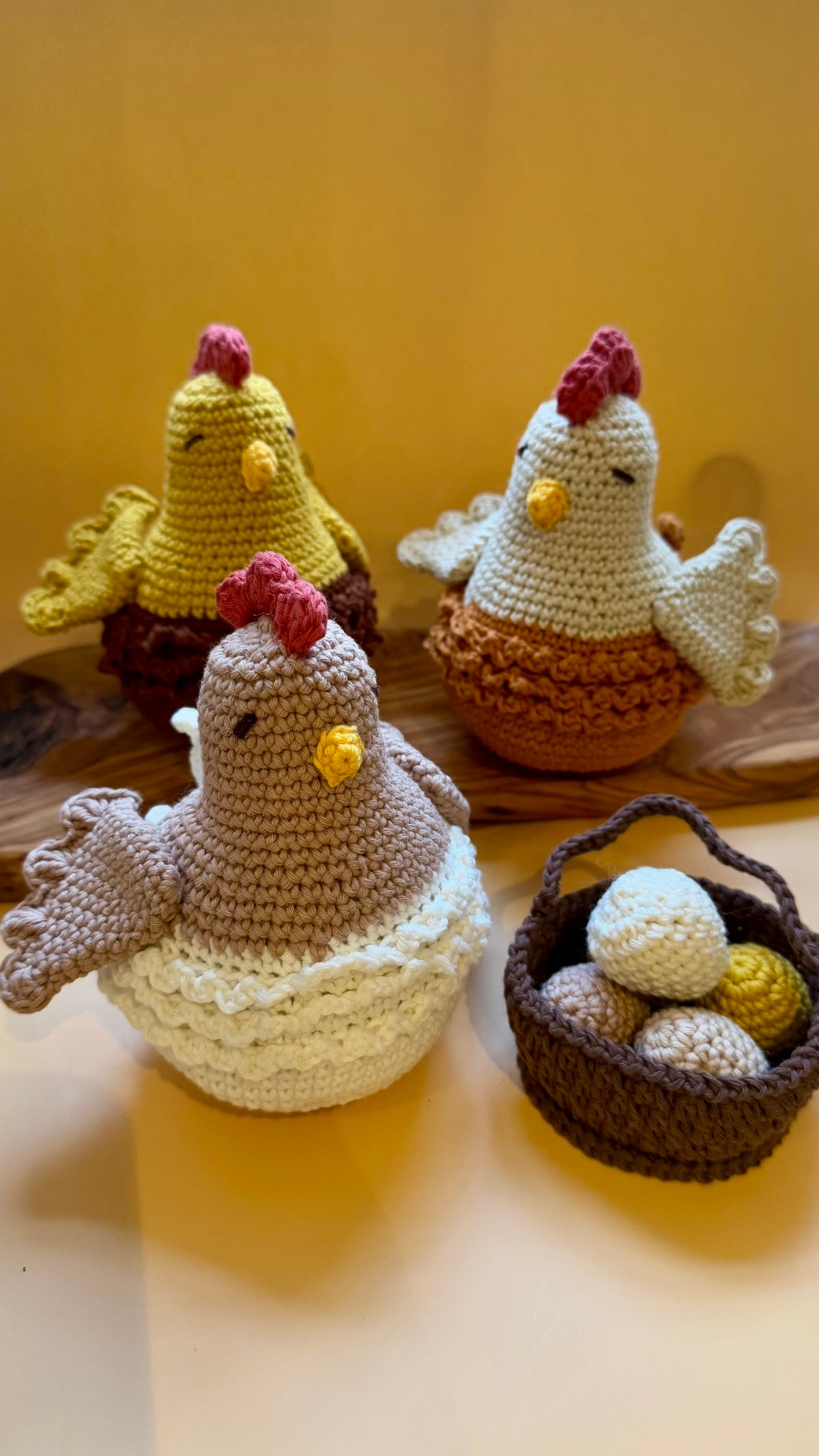 Knitty Critters - Easter - Easter Hens | DIY Amigurumi Crochet Kit