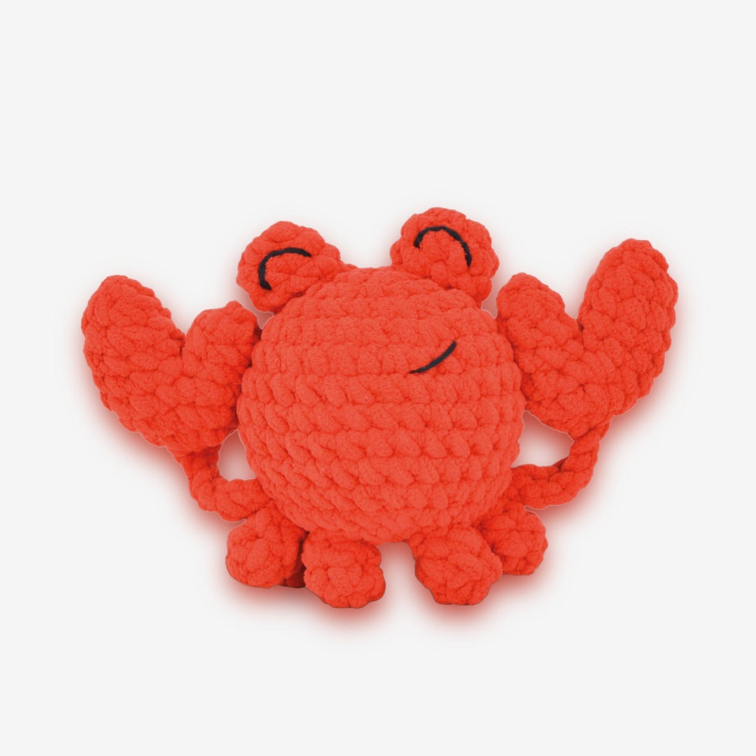 Knitty Critters - Yarnimals - Colin The Crab | DIY Amigurumi Crochet Kit