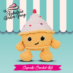 Knitty Critters - Fabulous Baker Gang - Cupcake | DIY Amigurumi Crochet Kit
