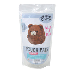 Knitty Critters - Pouch Pals II- Billy The Bear | DIY Amigurumi Crochet Kit