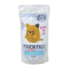 Knitty Critters - Pouch Pals II - Bubba The Cat | DIY Amigurumi Crochet Kit