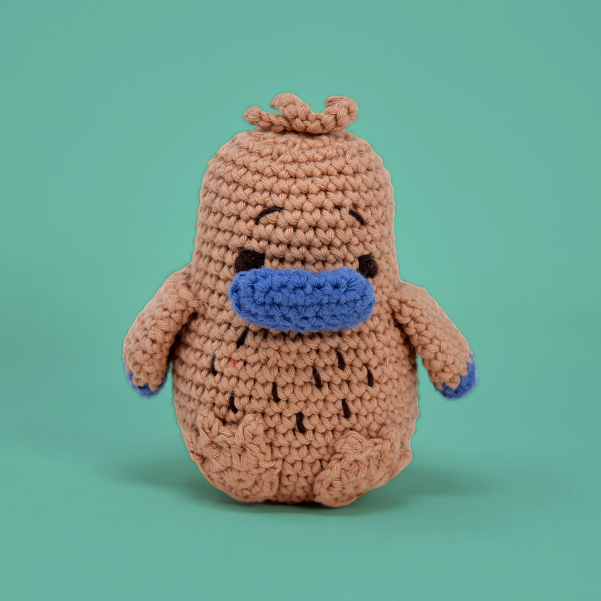 Knitty Critters - Pouch Pals | Peter Platypus | DIY Amigurumi Crochet Kit