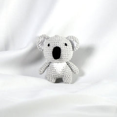 Knitty Critters - Pouch Pals I Snoozer Koala | DIY Amigurumi Crochet Kit