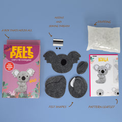 Felt Sewing Kit - Create Your Own Koala Felt Pal | Cute Craft for Kids & Beginners