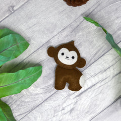 Felt Sewing Kit - Create Your Own Monkey Felt Pal | Fun Craft Adventure for Kids & Beginners