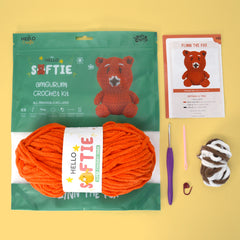 Knitty Critters - Softie - Flynn Fox | DIY Amigurumi Crochet Kit