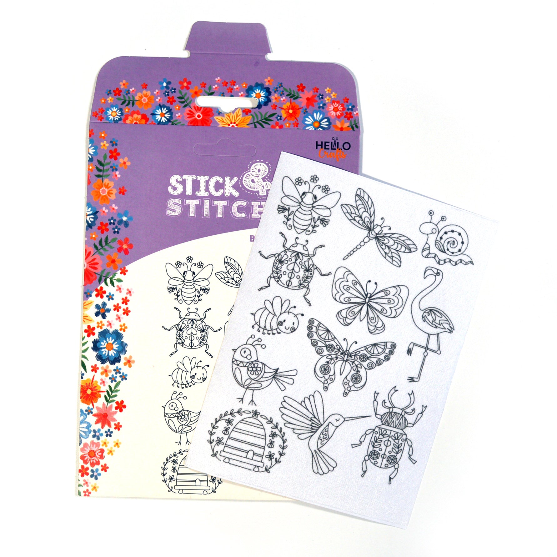 Stick & Stitch - Butterfly Friends Embroidery Templates