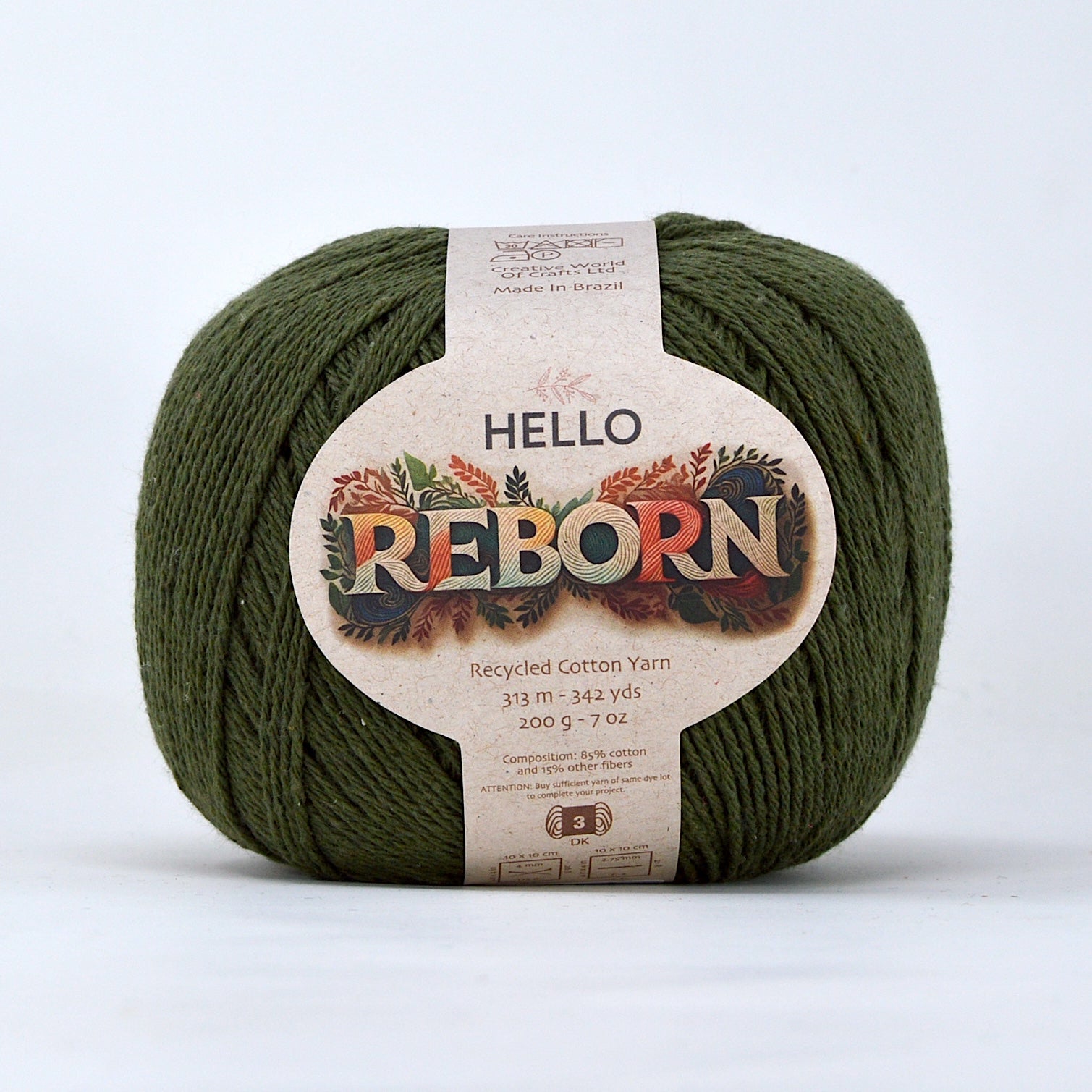 Hello Reborn: High-Quality Sustainable Fabric | 85% Recycled Cotton