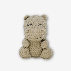 Knitty Critters - Yarnimals - Dollie The Hippo | DIY Amigurumi Crochet Kit