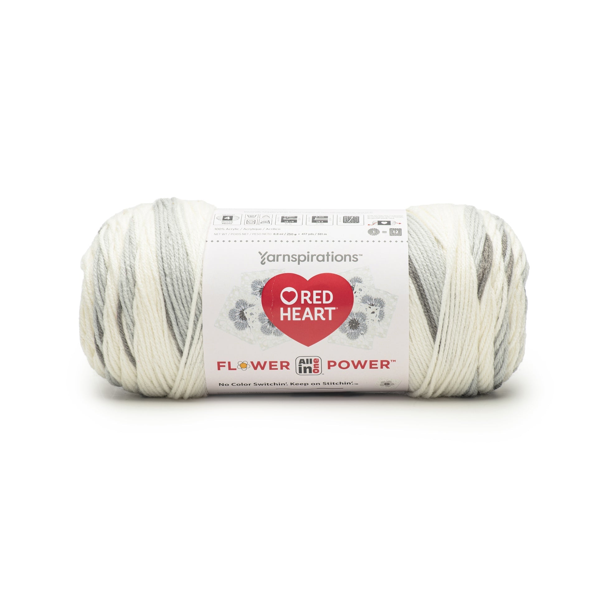 Red Heart All In One Flower Power Yarn 250g