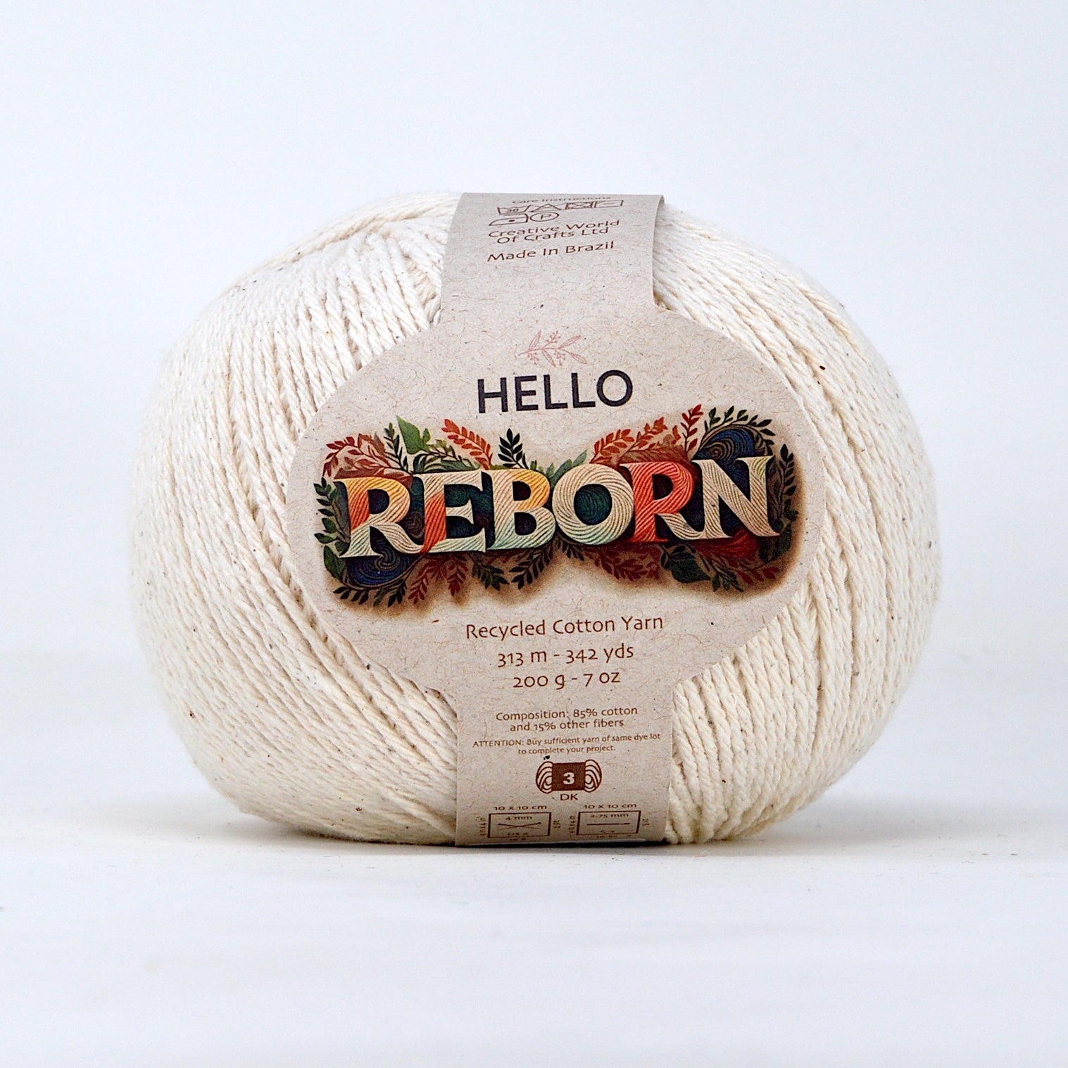 Hello Reborn: High-Quality Sustainable Fabric | 85% Recycled Cotton