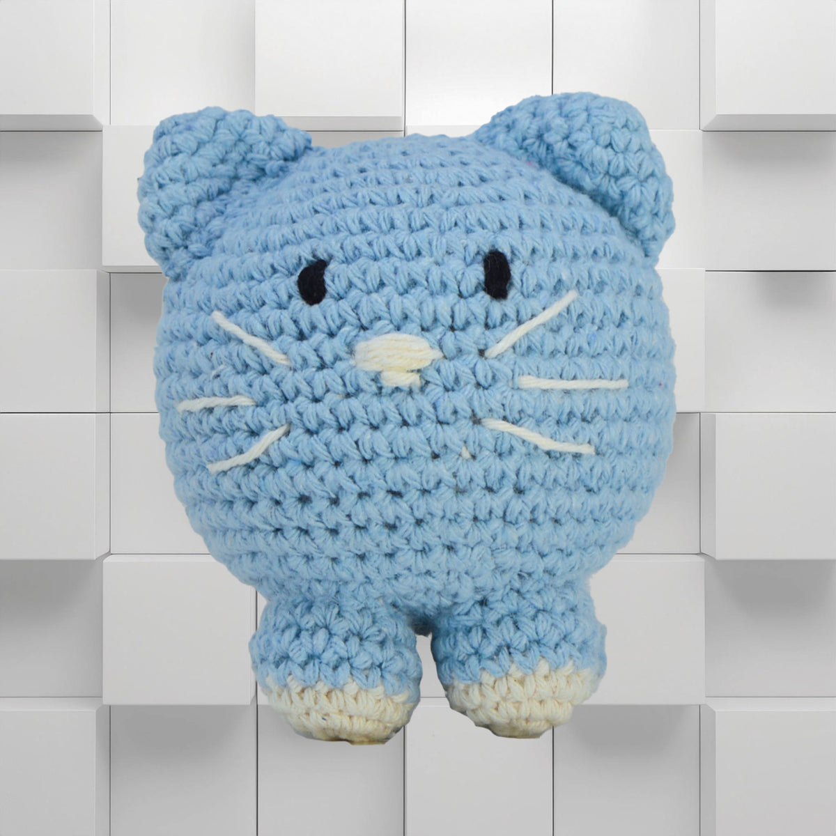 Knitty Critters - Cubies - Eleanor Cat | DIY Amigurumi Crochet Kit