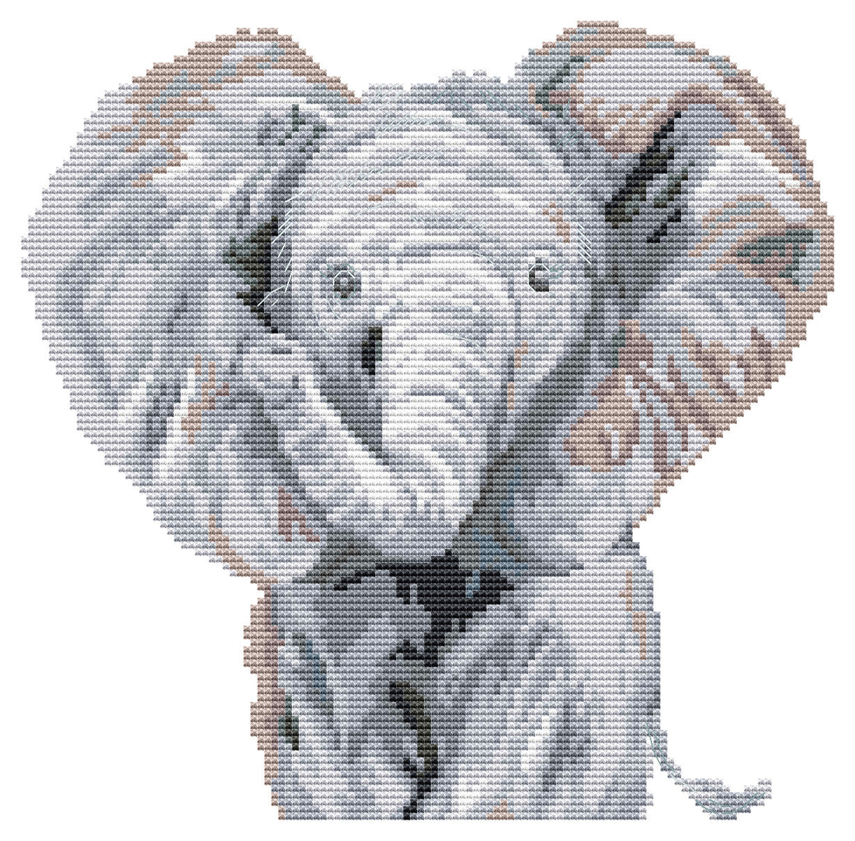 Martha Bowyer Counted Cross Stitch Kit - Elephant