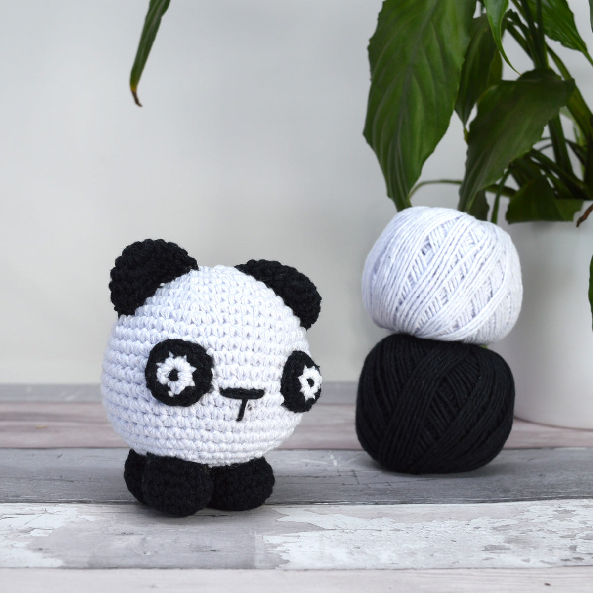 Knitty Critters - Cubies - Emily Panda | DIY Amigurumi Crochet Kit