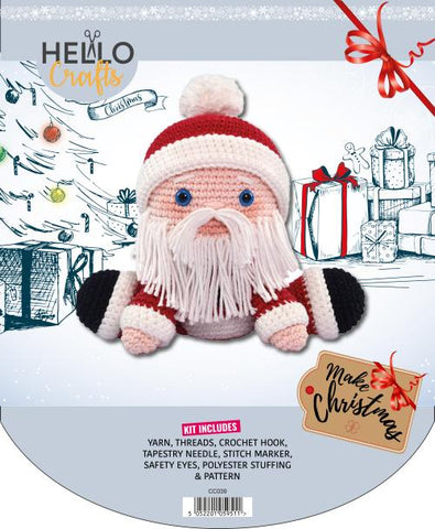 Knitty Critters - Christmas - Father Christmas | DIY Amigurumi Crochet Kit