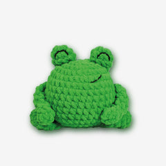 Knitty Critters - Yarnimals - Fran The Frog | DIY Amigurumi Crochet Kit