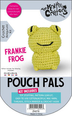 Knitty Critters - Pouch Pals V - Frankie Frog | DIY Amigurumi Crochet Kit
