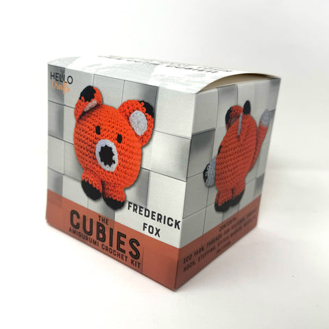 Knitty Critters - Cubies - Frederick Fox | DIY Amigurumi Crochet Kit