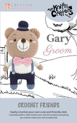 Knitty Critters - Wedding Bears - Gary Groom | DIY Amigurumi Crochet Kit