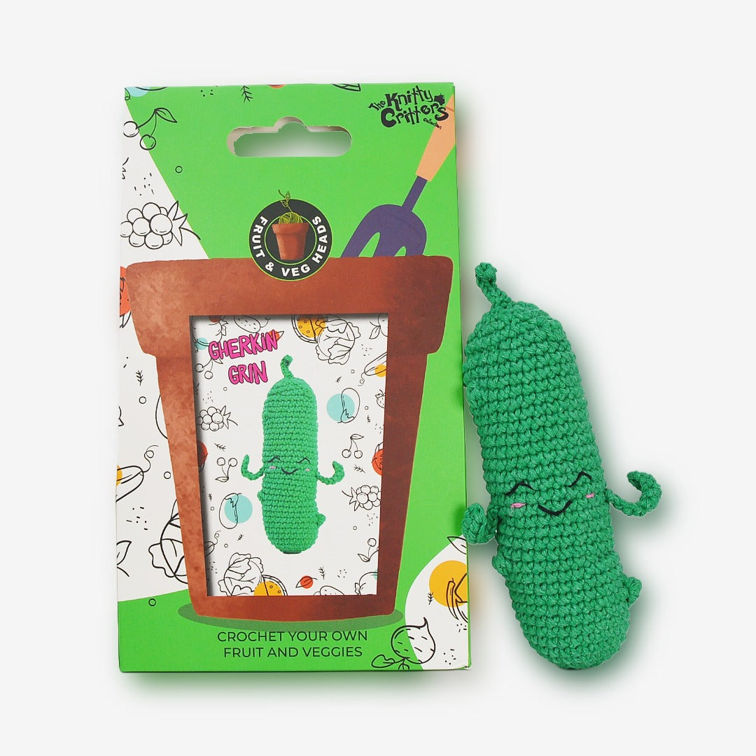 Knitty Critters Tapas Twins – Gherkin Grin